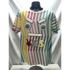 Hudson Outerwear Shirt Pastel Emote Shirt Short Sleeve Hip Hop Loud Size XL